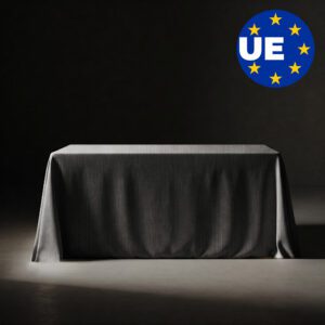 BLUZIMAN Mantel Mesa Rectangular Hecho en España 100% Manteles Tela Jacquard Calidad Falda Mesa Camilla Rectangular Enaguas Faldillas Tacto Algodon