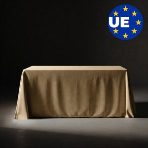 BLUZIMAN Mantel Mesa Rectangular Hecho en España 100% Manteles Tela Jacquard Calidad Falda Mesa Camilla Rectangular Enaguas Faldillas Tacto Algodon